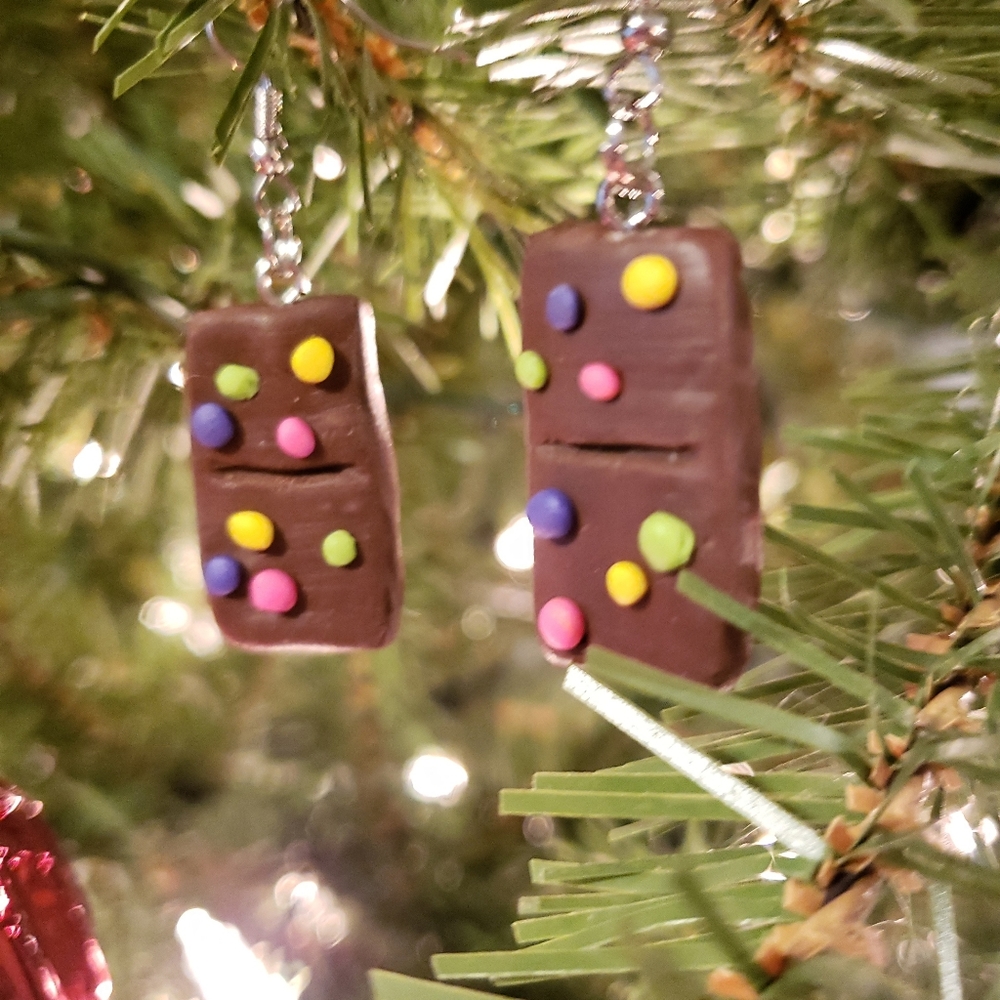 NEW Handmade Cosmic Brownie earrings